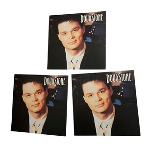 Doug Stone – Self Titled Promo Flat Album Posters 12x12 CBS Records 1990 Country
